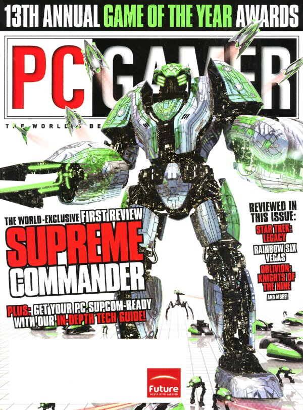 PC Gamer US   Issue 159 (March 2007) cover